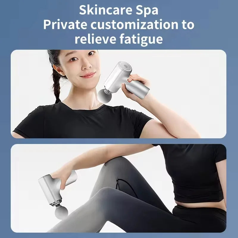 Suitable forFascia Gun Household Relaxation Muscle Sports Neck Gun Electric Impact Fitness Equipment Girls Mini Massager