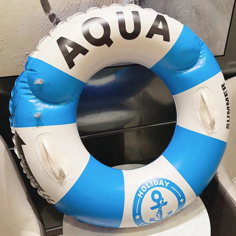 ROOXIN Inflatable Swimming Ring for Adult Swim Circle Pool Float Water Play Tube Floating Ring Pool Party