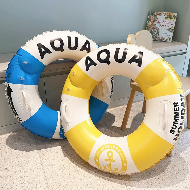 ROOXIN Inflatable Swimming Ring for Adult Swim Circle Pool Float Water Play Tube Floating Ring Pool Party
