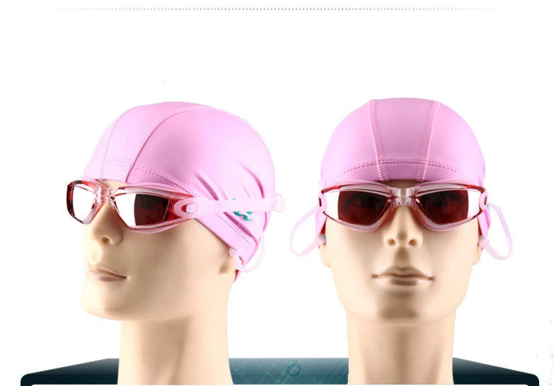 Swimming Goggles Adult Pool Glasses Anti Fog Men Women UV Protection Optical Waterproof Swim Eyewear with Earplugs