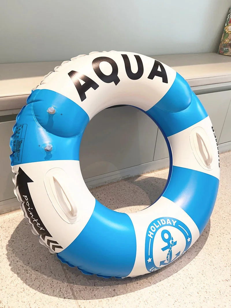 ROOXIN Inflatable Swimming Ring for Adult Swim Circle Pool Float Water Play Tube Floating Ring Pool Party