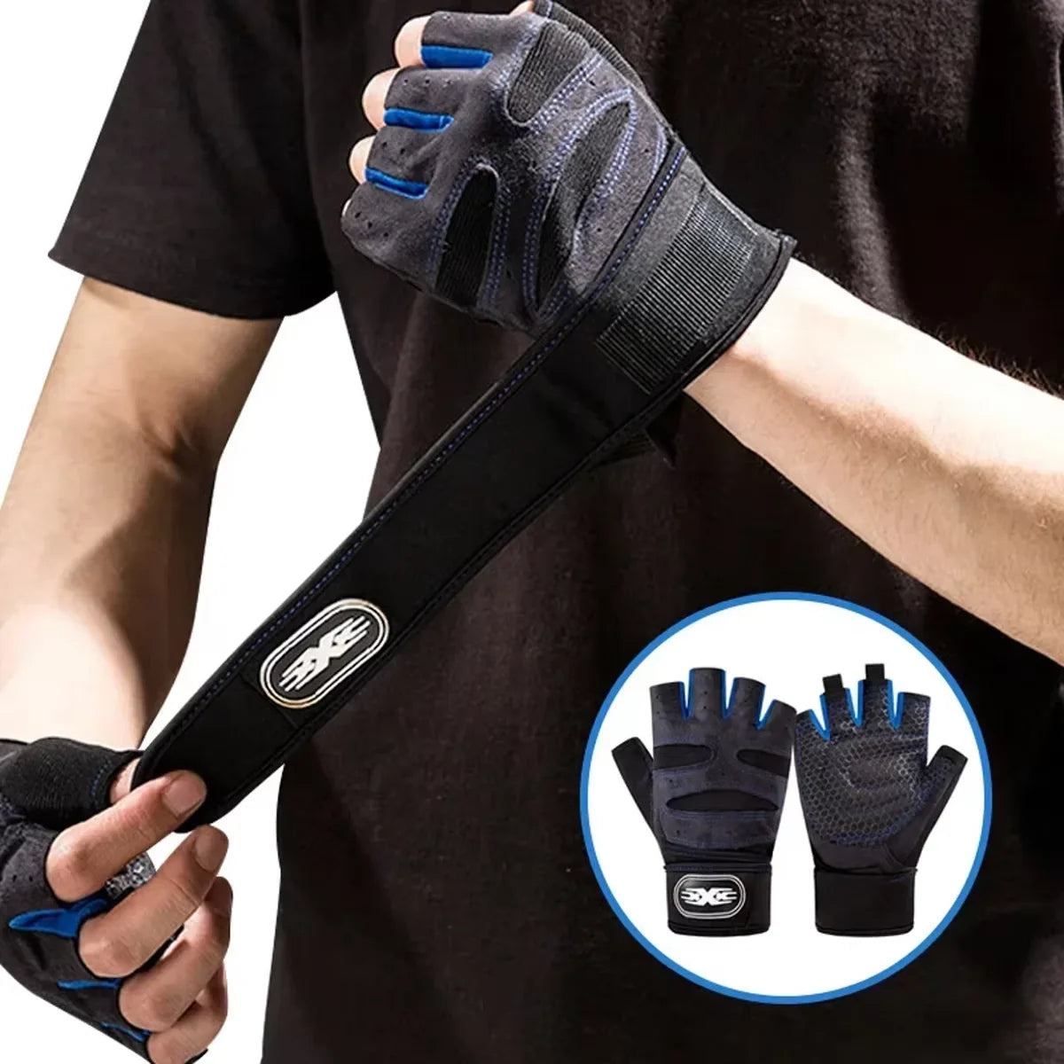Professional Fitness Gloves – Superior Grip & Wrist Stability for Weightlifting & Training - Unisex Performance Gear