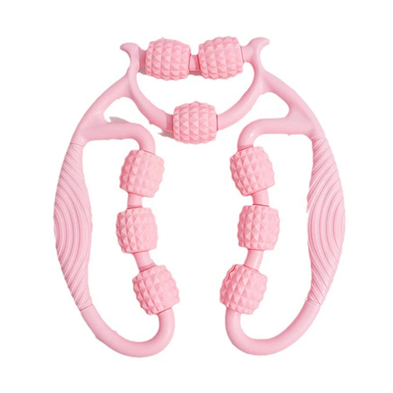 Annular Leg Clamp Massager Ring Leg Clip Massager Relax Plastic Leg Roller Roller Bar Yoga Massager Ring Leg Clip