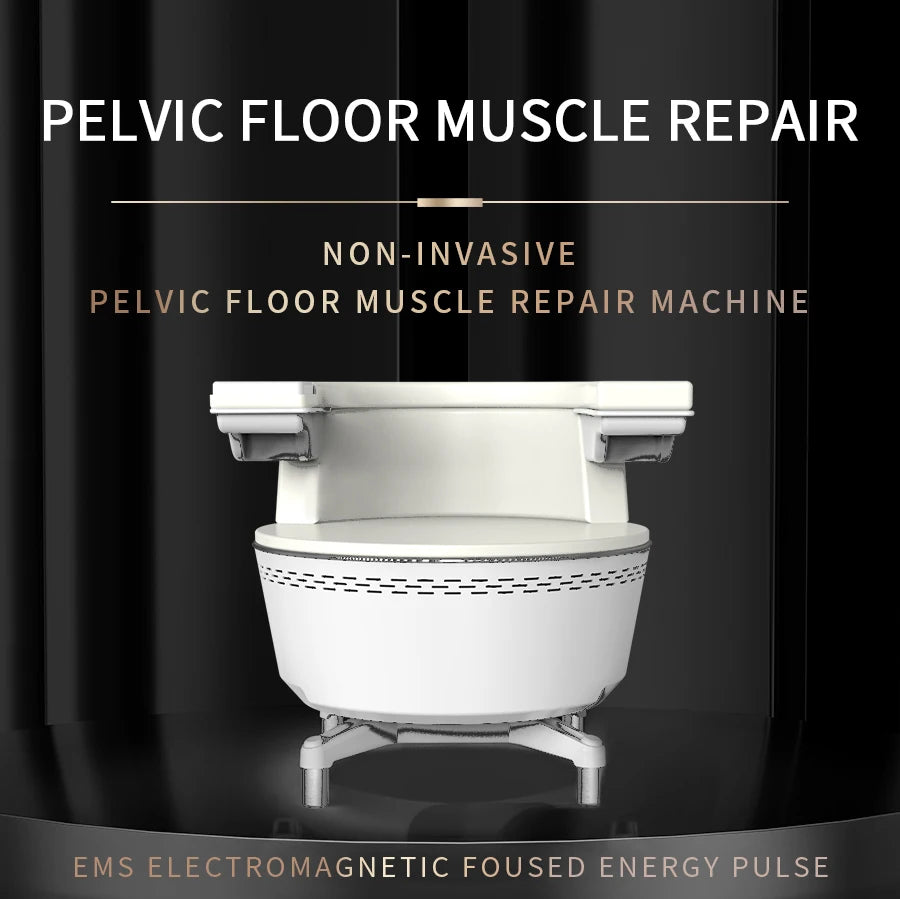 2025 EMS Electromagnetic Non-Invasive Treatment Urinar Postpartum Repair Chair Pelvic Floor Muscle Stimulator Exerciser Machine