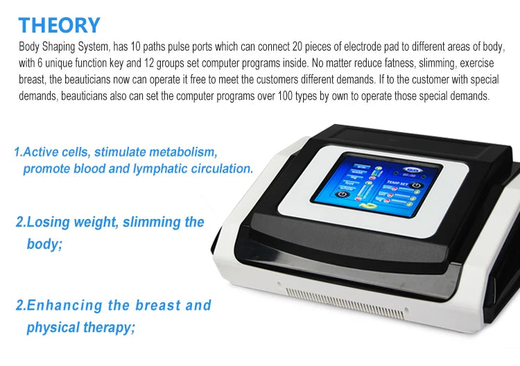 3IN1 EMS Pressure Body & Legs Pressotherapy Air Pressure Presoterapia Lymphatic Drainage Machine for Health Care