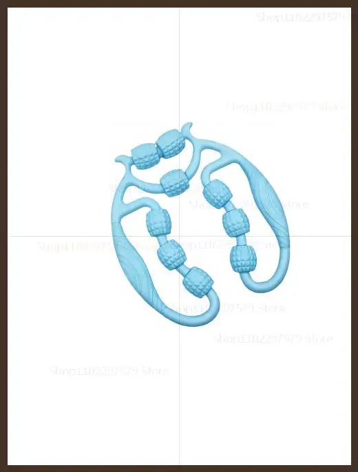 Ring Clamp Leg Massager for Calf Slimming Muscle Relaxation Kneading Roller Use at Home Gym Fitness Exercise Equipment