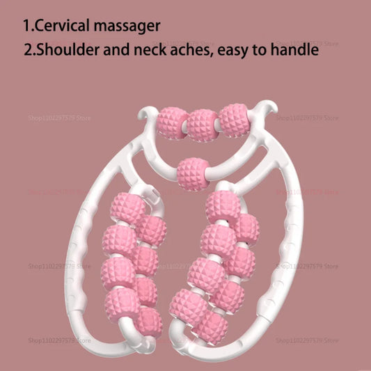 Leg Massager with Ring Clamp for Calf Slimming Kneading Roller Shaft Exercise Relaxation and Muscle Fitness at Home