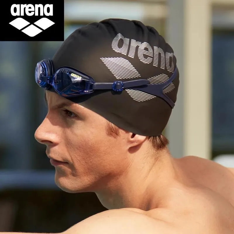 Arena Silicone Swimming Cap Non-Slip Waterproof Low Resistance for Men And Women Professional Speed up Equipment