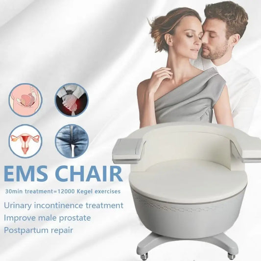 2025 EMS Electromagnetic Non-Invasive Treatment Urinar Postpartum Repair Chair Pelvic Floor Muscle Stimulator Exerciser Machine