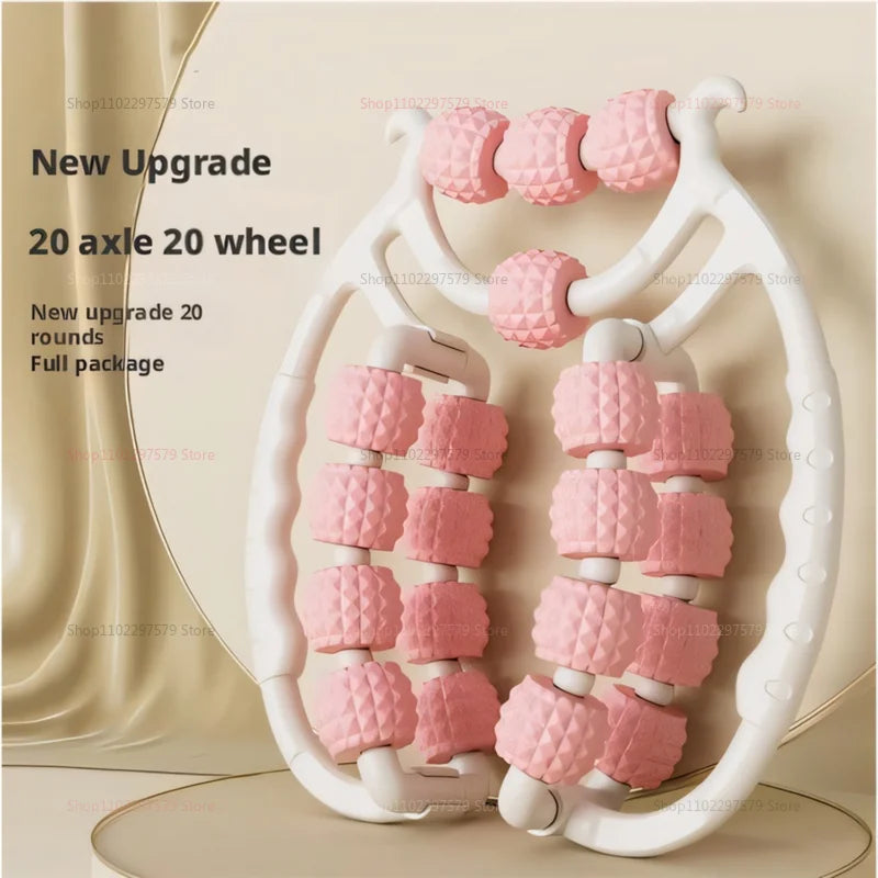 Ring Clamp Leg Massager for Calf Slimming Muscle Relaxation Knee Kneading Roller Shaft Exercise Fitness and Leg Recovery