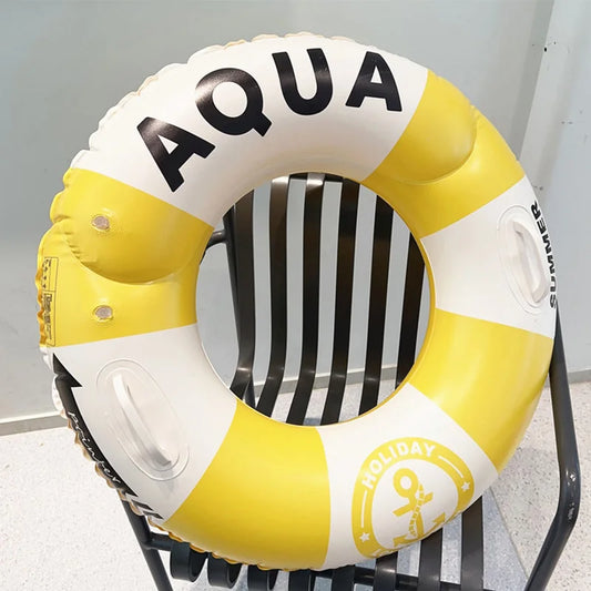 ROOXIN Inflatable Swimming Ring for Adult Swim Circle Pool Float Water Play Tube Floating Ring Pool Party