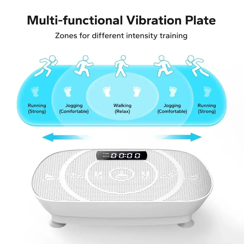 Whole Body Workout Power Vibrate Fitness Platform-Vibration Plate Exercise Machine,Great forWeight Loss&Shaping-AchieveYourGoals