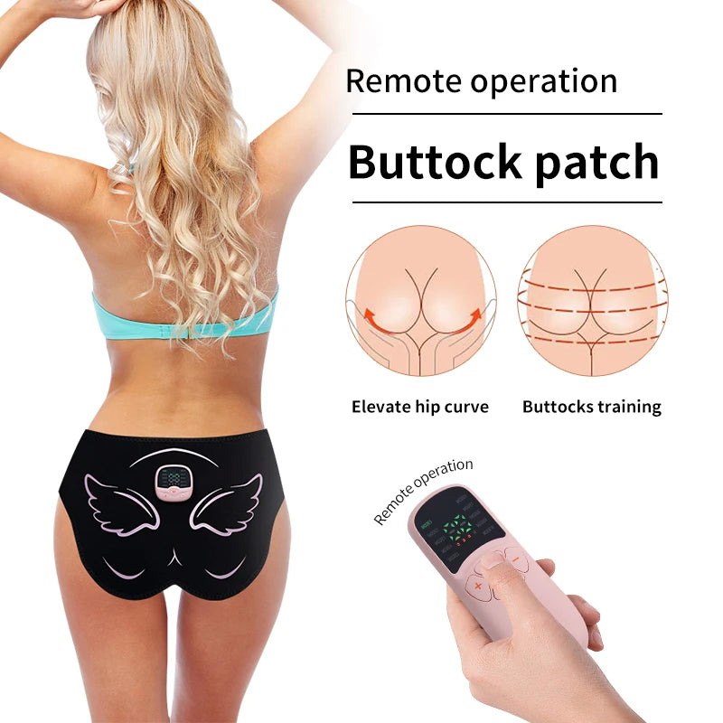 Professional EMS Hip Trainer – Wireless Buttock Muscle Stimulator with Remote Control