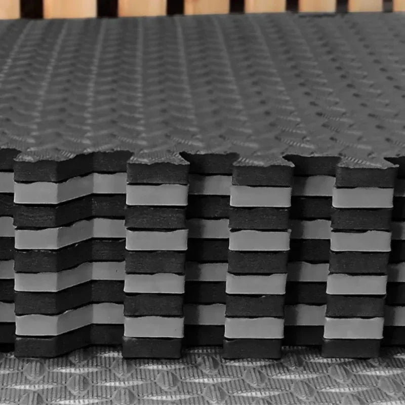 Premium Interlocking Foam Fitness Tiles – Non-Slip Exercise Floor Mats (8/16 Piece Sets)