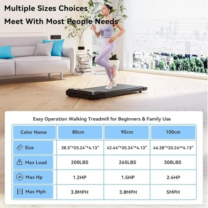 15.75 x 35.43 Inch Running Area Treadmill Pad: Perfect for Running,Walking,and Under Desk Exercise,Ideal for Home and Office Use