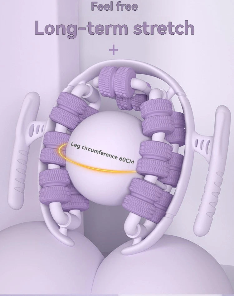 Relax Ring Clamp Leg Massager 360°All-Round Massage 28 Wheel Body Massager Relief Fatigue Roller Massage Calf Muscle Relaxer