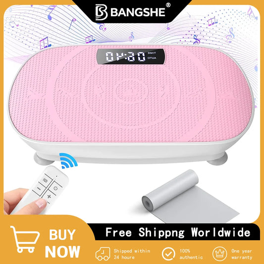 Whole Body Vibration Plate -Power Vibrate Fitness Platform for Weight Loss and Shaping,with Remote Control and Multiple Programs