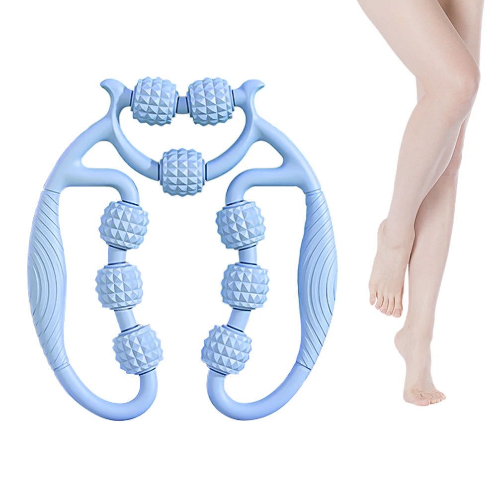 Massage Relax Circular Leg Clamp 12 Rounds Trigger Point Roller Massager Slimming Muscle Stretching Relaxation Massage Equipment