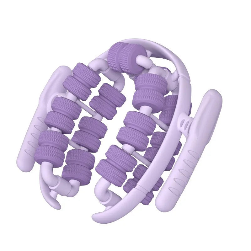Relax Ring Clamp Leg Massager 360°All-Round Massage 28 Wheel Body Massager Relief Fatigue Roller Massage Calf Muscle Relaxer