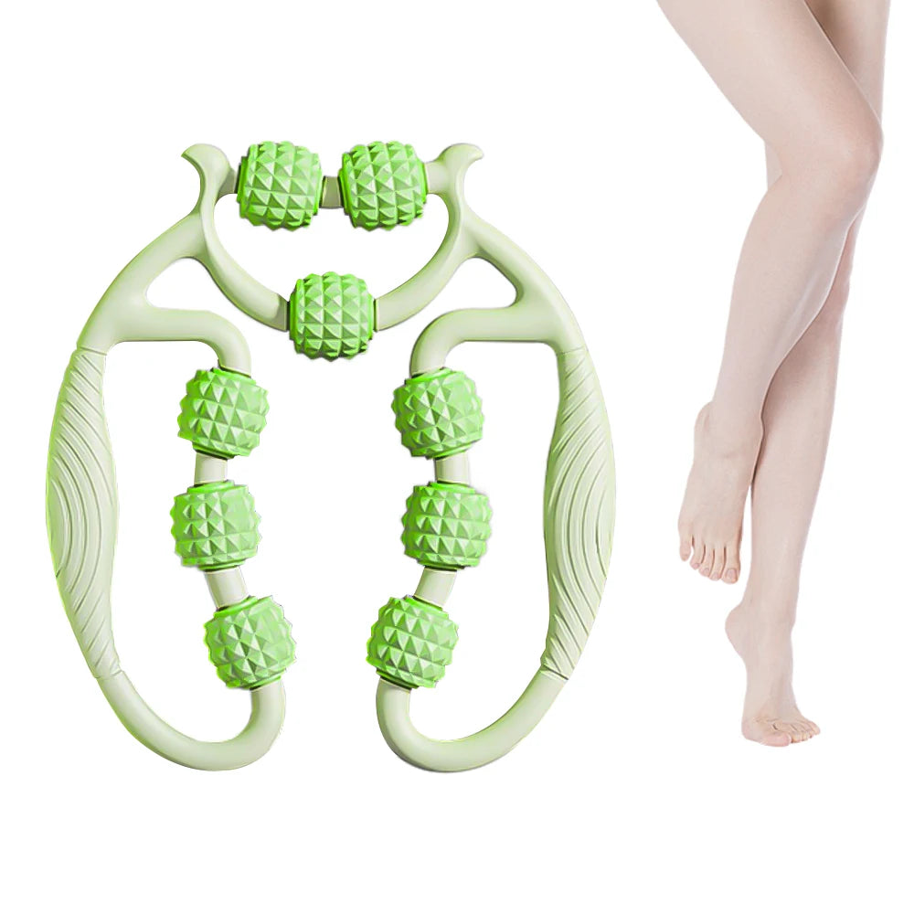 Massage Relax Circular Leg Clamp 12 Rounds Trigger Point Roller Massager Slimming Muscle Stretching Relaxation Massage Equipment