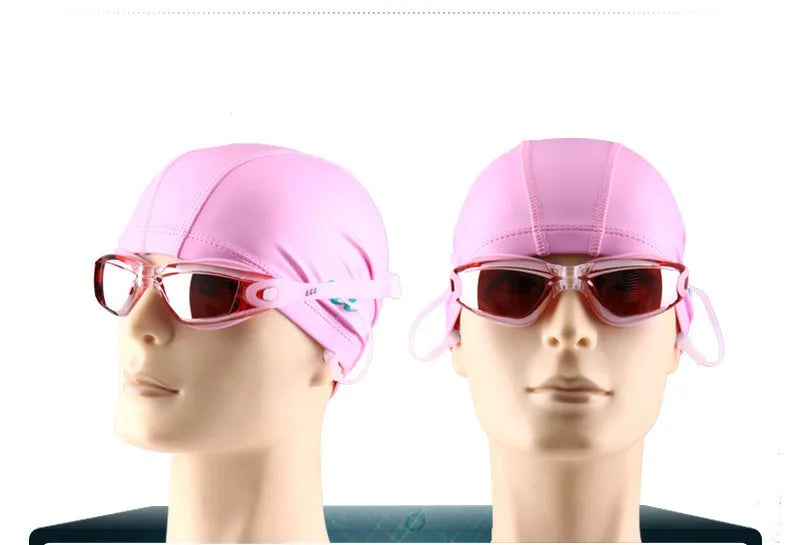 Swimming Goggles Adult Pool Glasses Anti Fog Men Women UV Protection Optical Waterproof Swim Eyewear with Earplugs