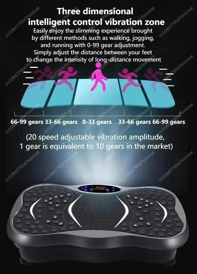 Vibration Machine Portable Fitness Equipment Home Fitness Fat Slinger Shaping and Weight Loss Station Vertical