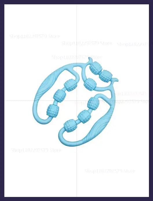 Ring Clamp Leg Massager for Calf Slimming Muscle Relaxation Knee Kneading Roller Shaft Exercise Fitness and Leg Recovery